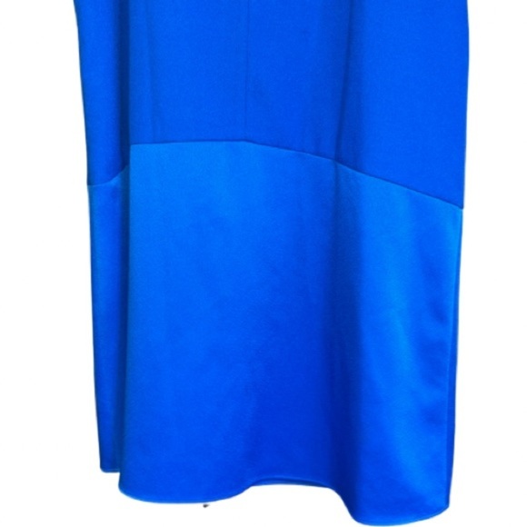 Parker Revolve Blue Sleeveless Halter Silky Brunch Wedding Guest Dress Size M‎ - Picture 5 of 11